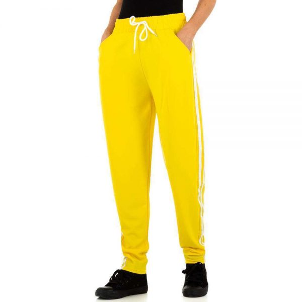 Women's Joggers Pants By Holala - Yellow.