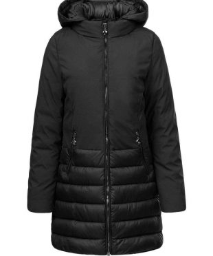Super Quilted Women's Black coat