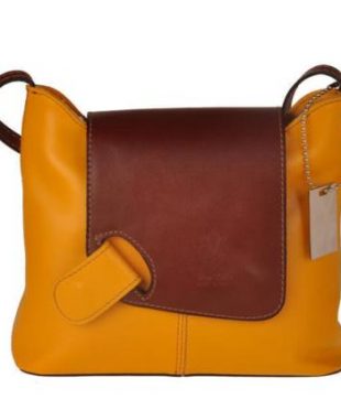 Udara Shoulder Bag in real dollar leather