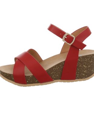 Udara women's wedge leather sandals