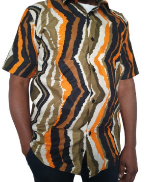 Udara Multi-colour striped Havana Shirt
