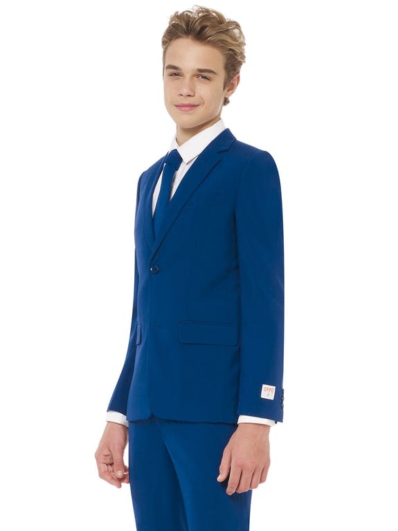 Teen Boys Navy Royale Blazer Suit Set
