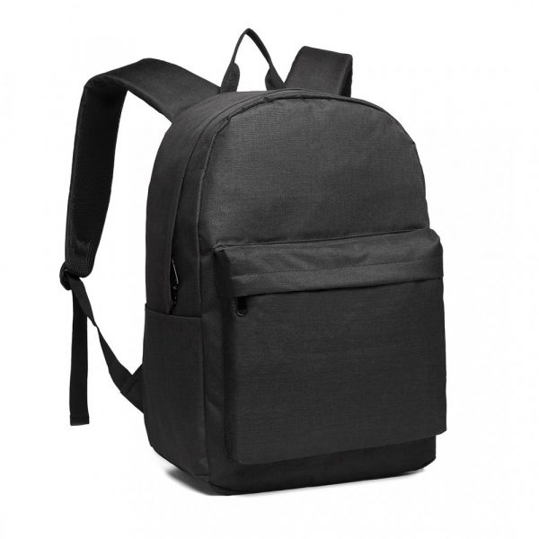 Kono Large Functional Basic Backpack - Black.