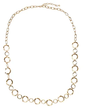 Shimmer Uneven Cycle Necklace by Dottilove.