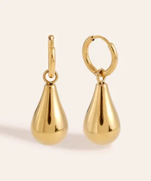 Classic Drop Gold Earring