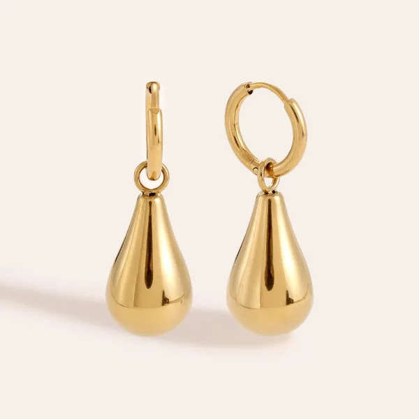 Classic Drop Gold Earring