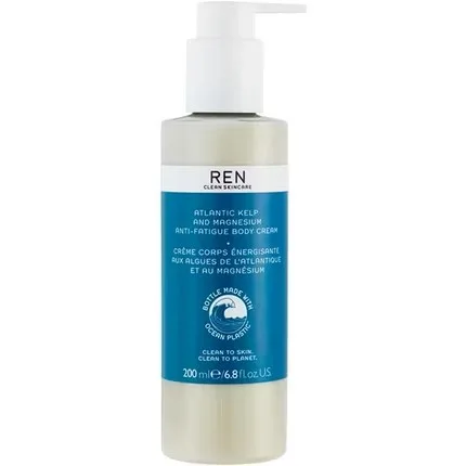 Indulge in a moment of self-care with REN Clean Skincare's Atlantic Kelp & Magnesium Anti-Fatigue Body Cream.