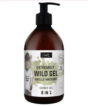 LaQ Shower Gel Men 8 in 1 - Extremely Wild - 500ml